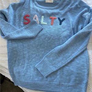 Blue 'Salty' Sweater